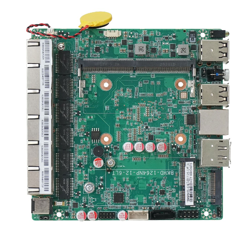 倍控BKHD-1264NP-12 N100主闆N200 I3-N305愛快ROS軟路由主闆X86嵌入式linux Pfsense