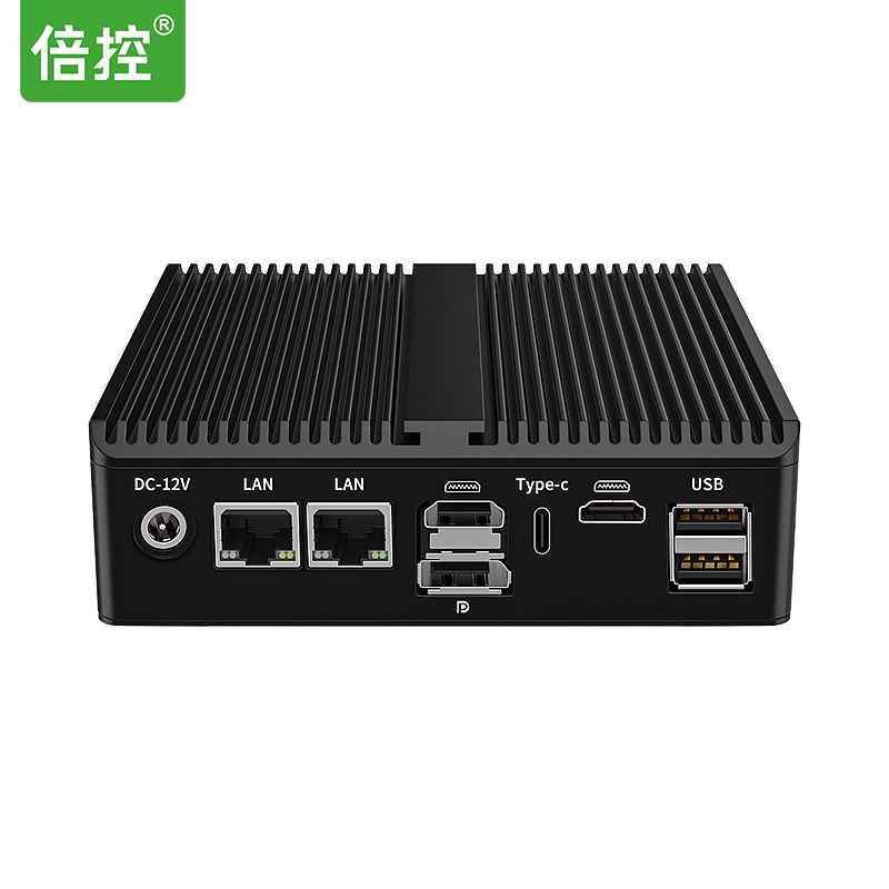 倍控N5105N4500Nano迷你主機雙網三顯無風扇電(diàn)腦嵌入式工(gōng)控機低功耗便攜主機windows/linux/centos麒麟ubuntu BKHD-1338-12